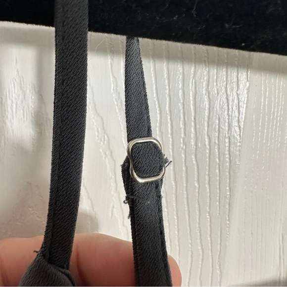 J. Crew sz. 2 gray cami, lingerie straps, unlined, loose, flowy, feminine - Picture 7 of 9